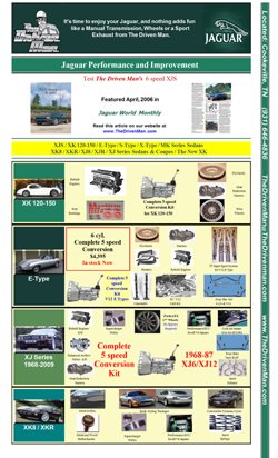Front of Jaguar Flyer also used as Newsletter